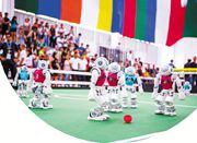 机器人世界杯赛中国队夺冠 冠军机器人浙大