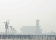 北京发空气污染橙色预警 城区PM2.5一夜涨7倍
